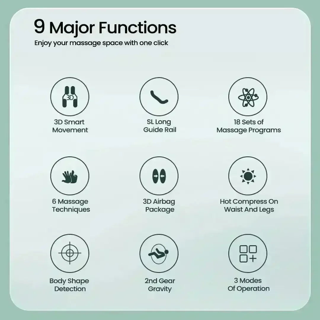 Royal Omega Massage Chair (Grey) - Rotai - Best Massage Chair in Dubai UAE - Shop massage chairs in UAE, Saudi Arabia -Therapy Massage Chairs - Back, Neck, & Leg Pain Relief