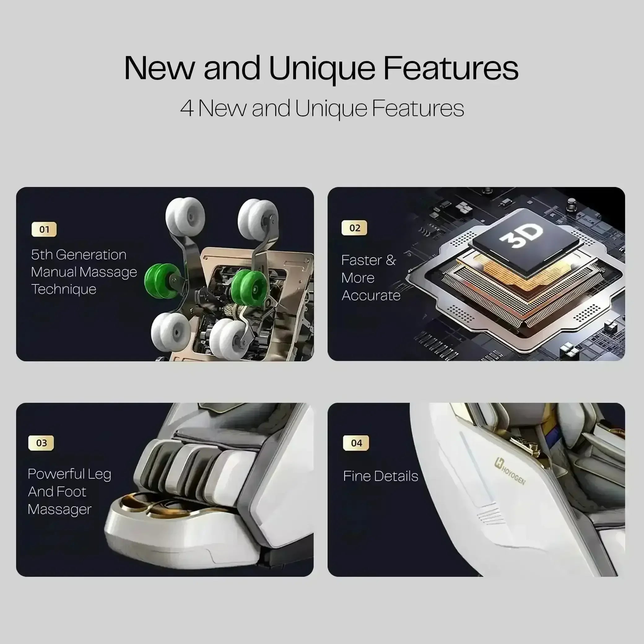 ARIES Hoyogen Massage Chair - Rotai - Best Massage Chair in Dubai UAE - Shop massage chairs in UAE, Saudi Arabia -Therapy Massage Chairs - Back, Neck, & Leg Pain Relief