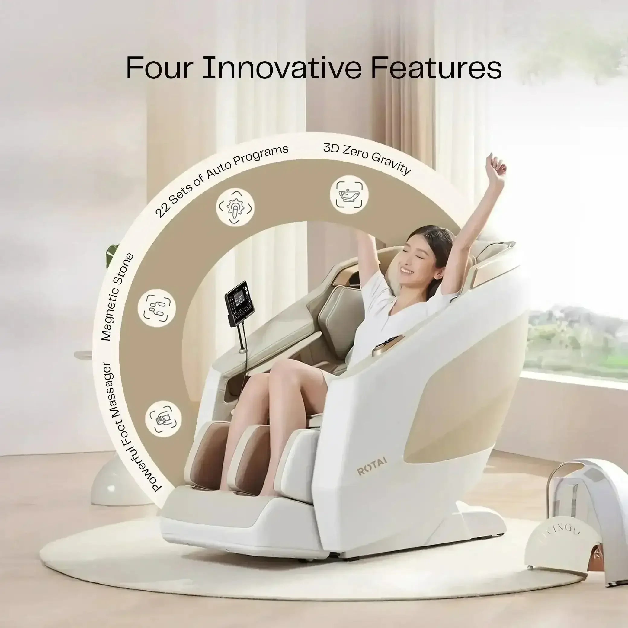 EON Massage Chair (PRO) - Rotai - Best Massage Chair in Dubai UAE - Shop massage chairs in UAE, Saudi Arabia -Therapy Massage Chairs - Back, Neck, & Leg Pain Relief