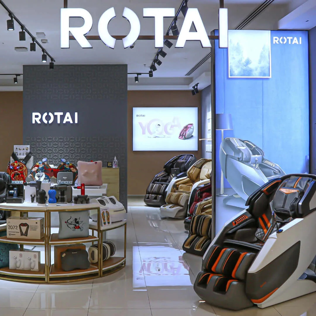Rotai - Best Massage Chair in Dubai, UAE - Shop massage chairs in Abu Dhabi, UAE, Saudi Arabia كرسي التدليك