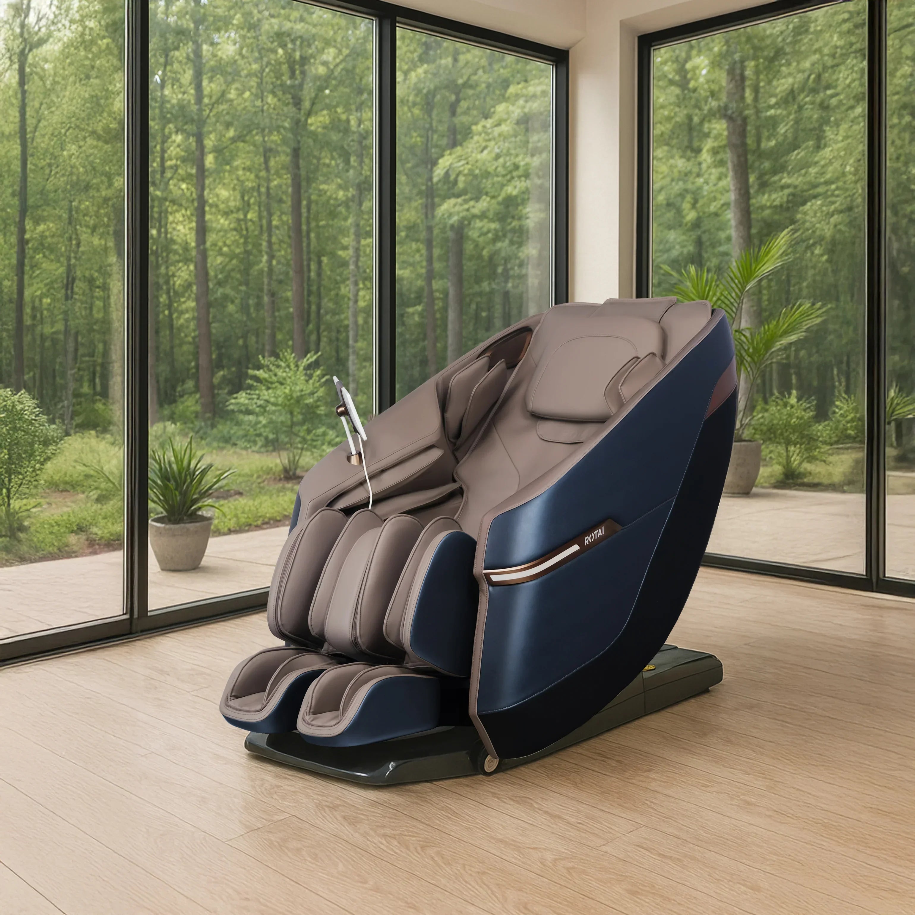 Jazz Recovery Massage Chair (BLUE) - Rotai - Best Massage Chair in Dubai UAE - Shop massage chairs in UAE, Saudi Arabia -Therapy Massage Chairs - Back, Neck, & Leg Pain Relief
