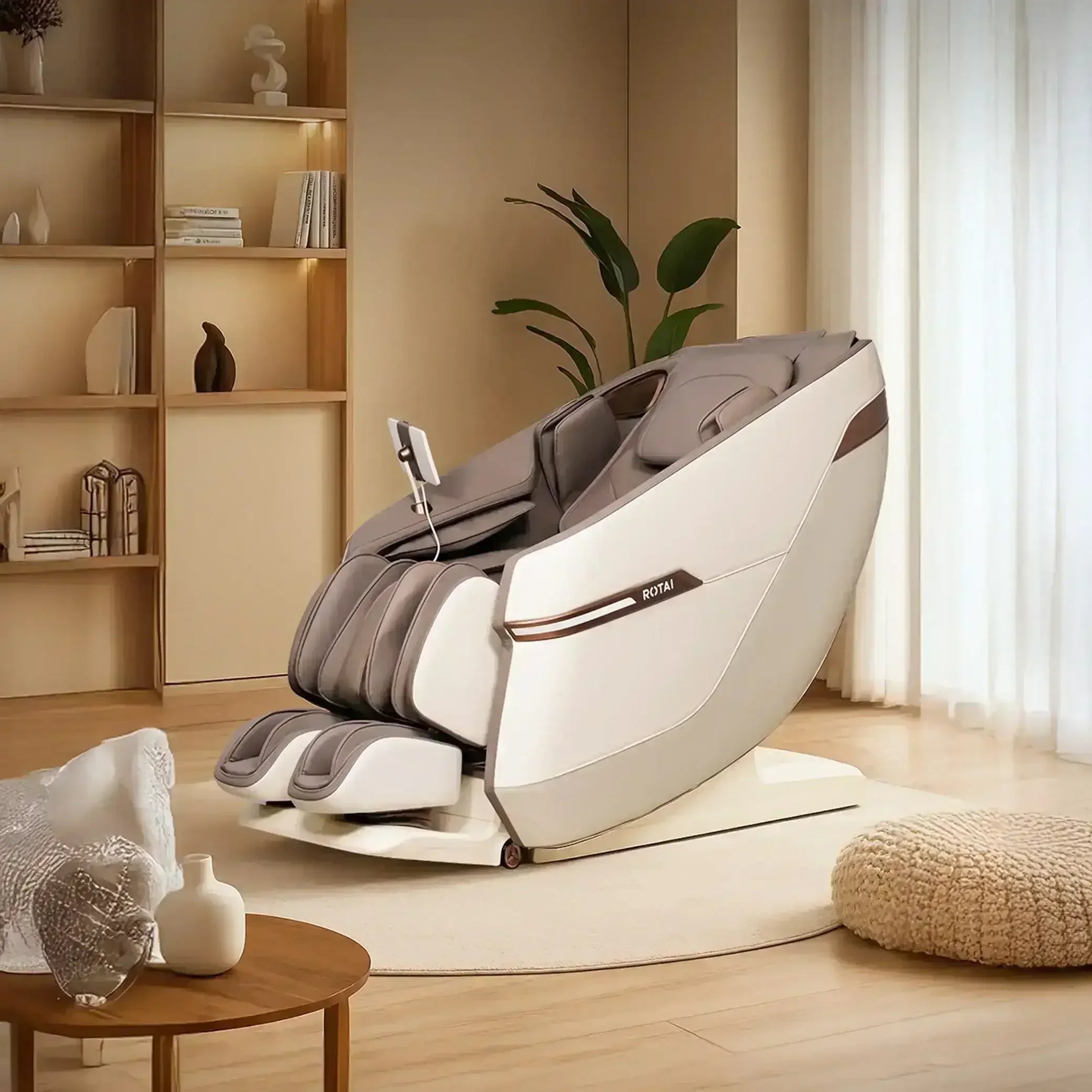 RT5652 Massage Chair (WHITE) - Rotai - Best Massage Chair in Dubai UAE - Shop massage chairs in UAE, Saudi Arabia -Therapy Massage Chairs - Back, Neck, & Leg Pain Relief