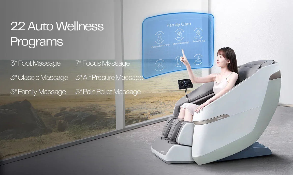 Rotai - Best Massage Chair in Dubai, UAE - Shop massage chairs in Abu Dhabi, UAE, Saudi Arabia كرسي التدليك