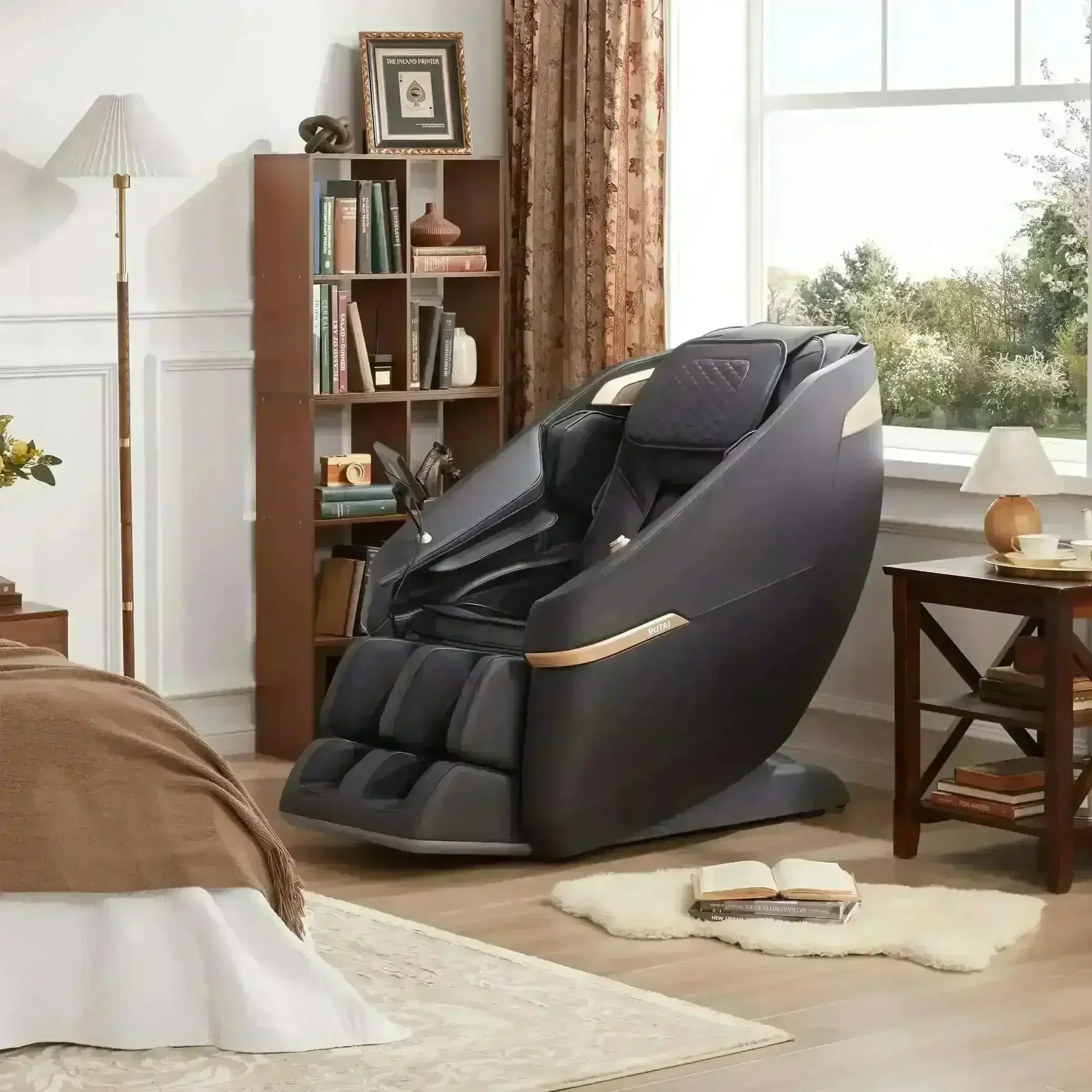Ekanite 2 in 1 Massage Chair and Sofa (Black) massage chair Saudi Arabia