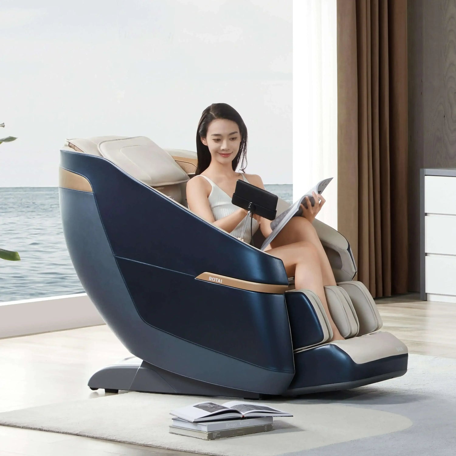 Jimny Massage Chair Blue (Display-Unit) massage chair Saudi Arabia