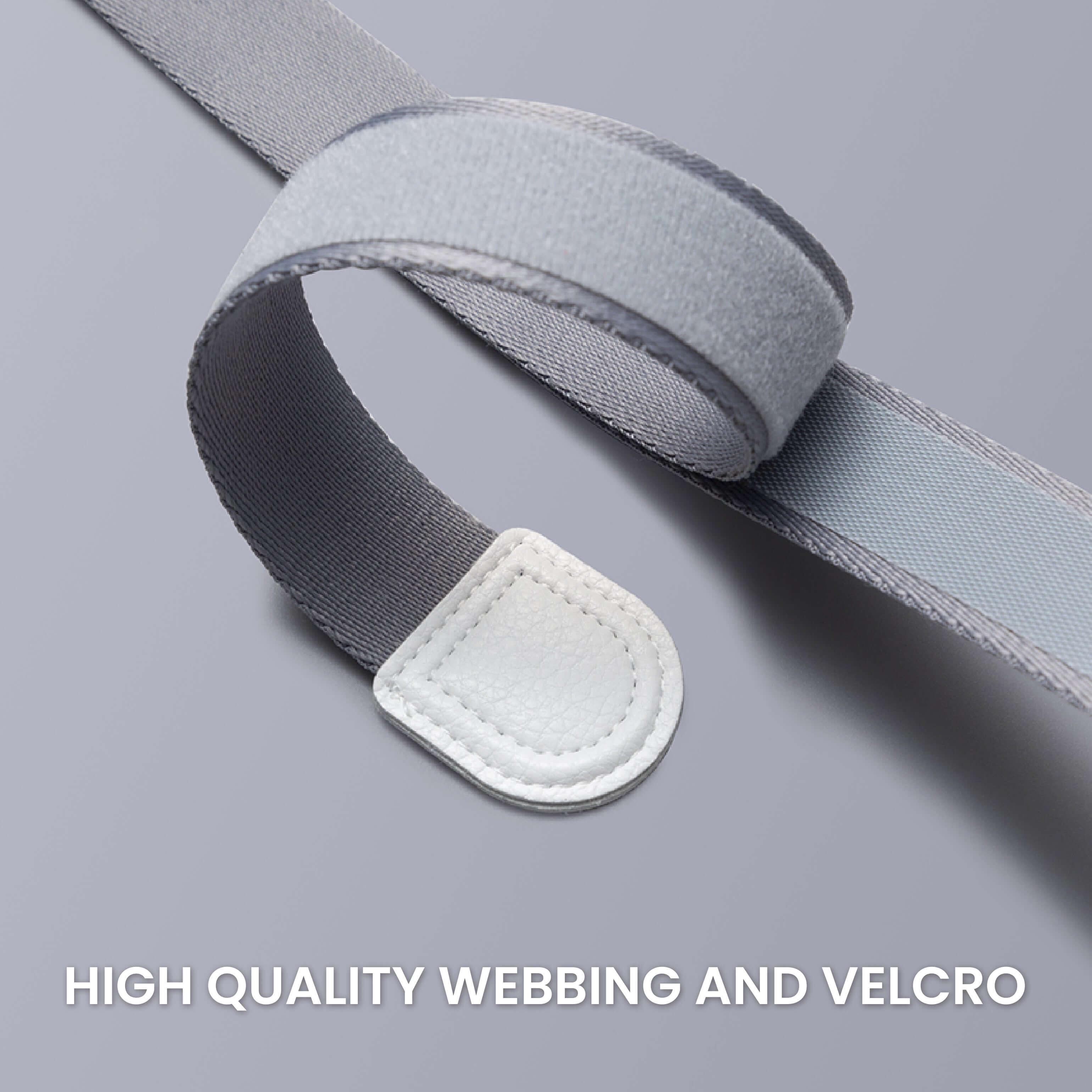 High quality webbing and velcro strap used in Neck & Shoulder Massager - Best Massage Chair in UAE, كرسي مساج كهربائي