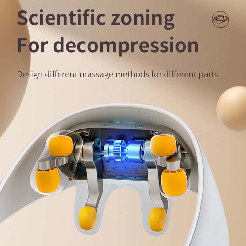 Trapezius Massager for Neck & Shoulder with scientific zoning for decompression, part of the best Massage Chair in UAE.
