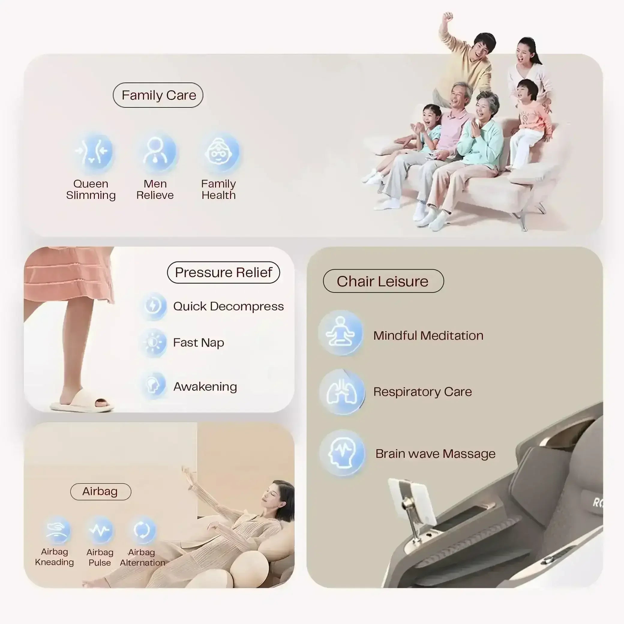 Rotai - Best Massage Chair in Dubai, UAE - Shop massage chairs in Abu Dhabi, UAE, Saudi Arabia كرسي التدليك