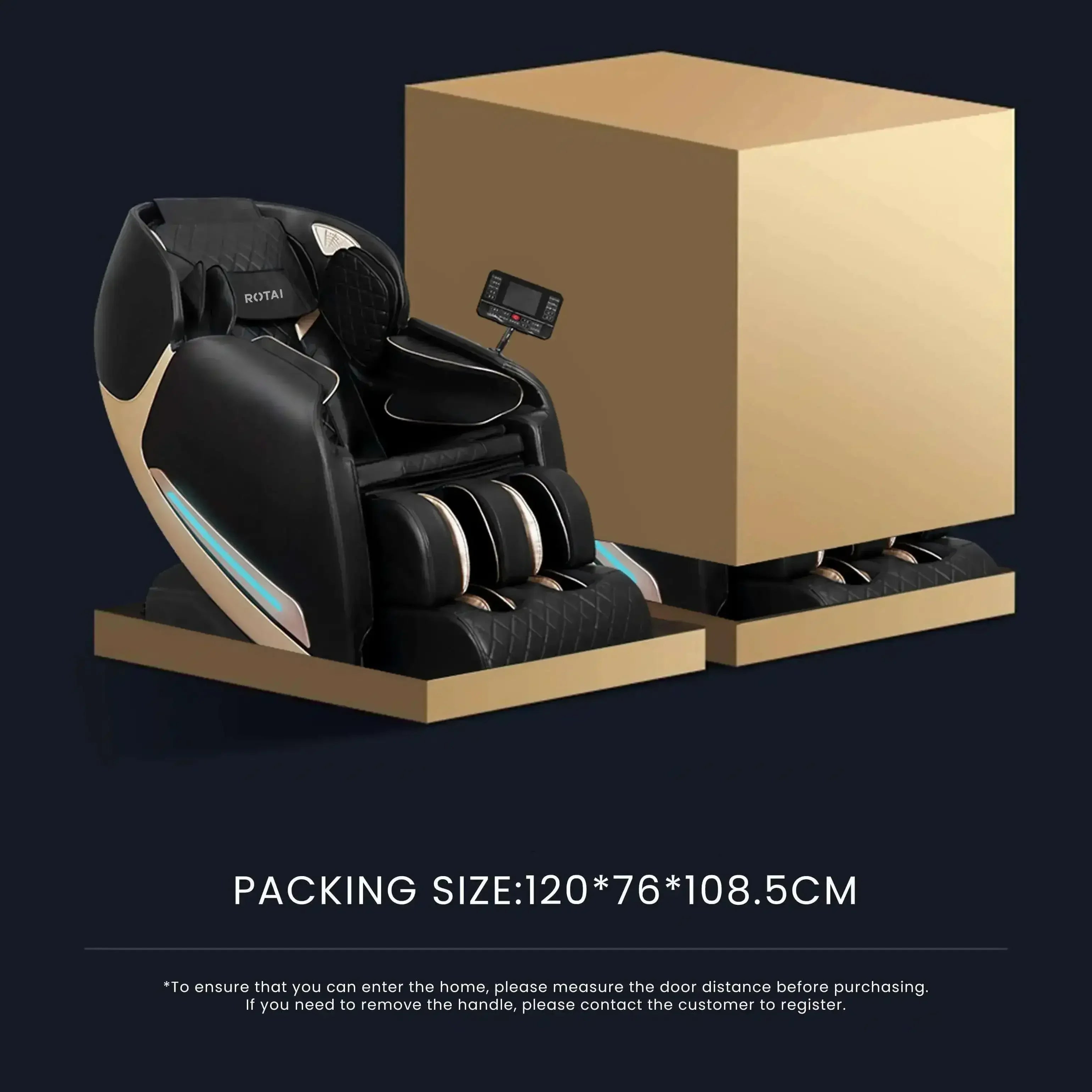 Rotai Hoyogen Force Massage Chair (Beige) - Rotai - Best Massage Chair in Dubai UAE - Shop massage chairs in UAE, Saudi Arabia -Therapy Massage Chairs - Back, Neck, & Leg Pain Relief