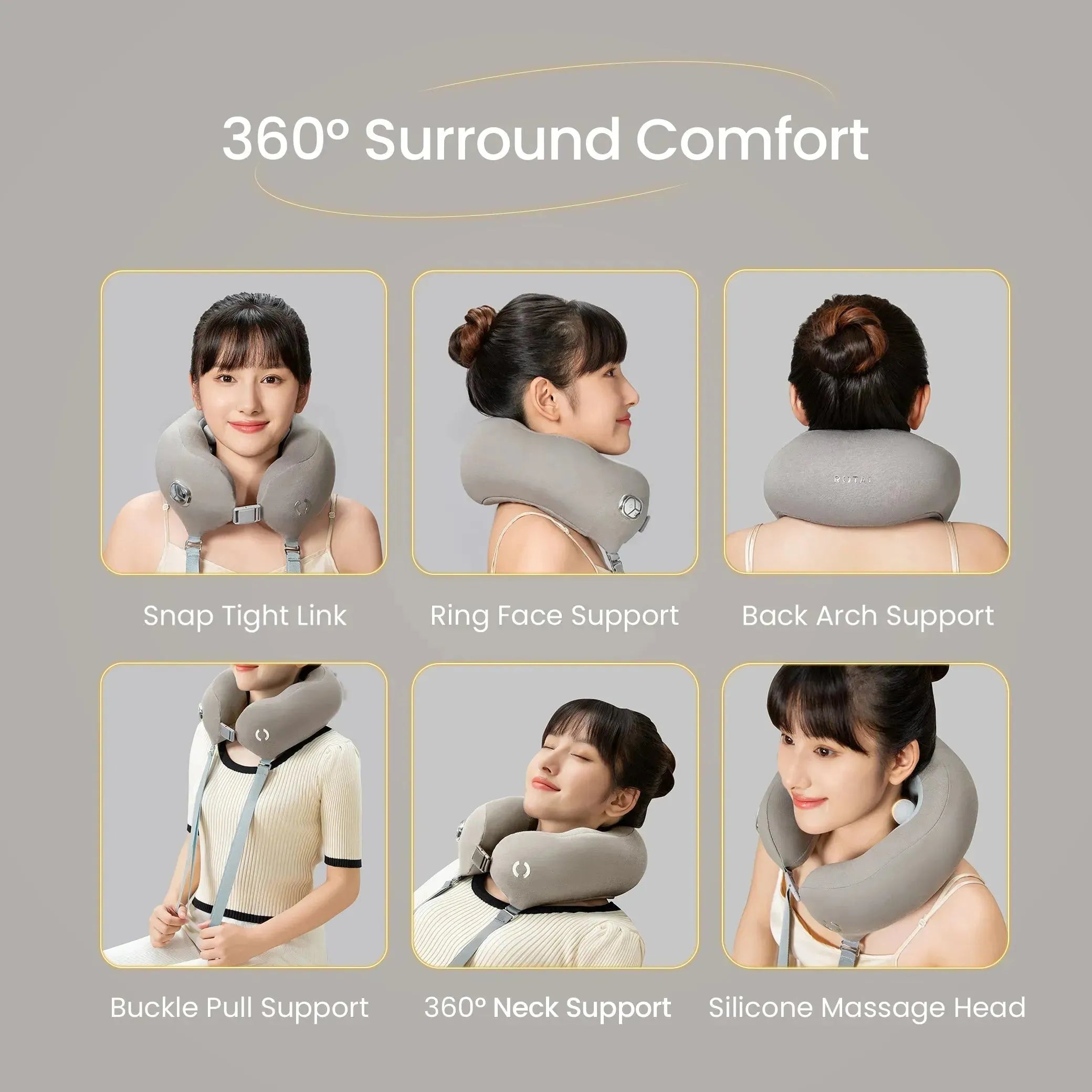 Electric Neck Massage Pillow - Rotai - Best Massage Chair in Dubai UAE - Shop massage chairs in Dubai, UAE, Abu Dhabi