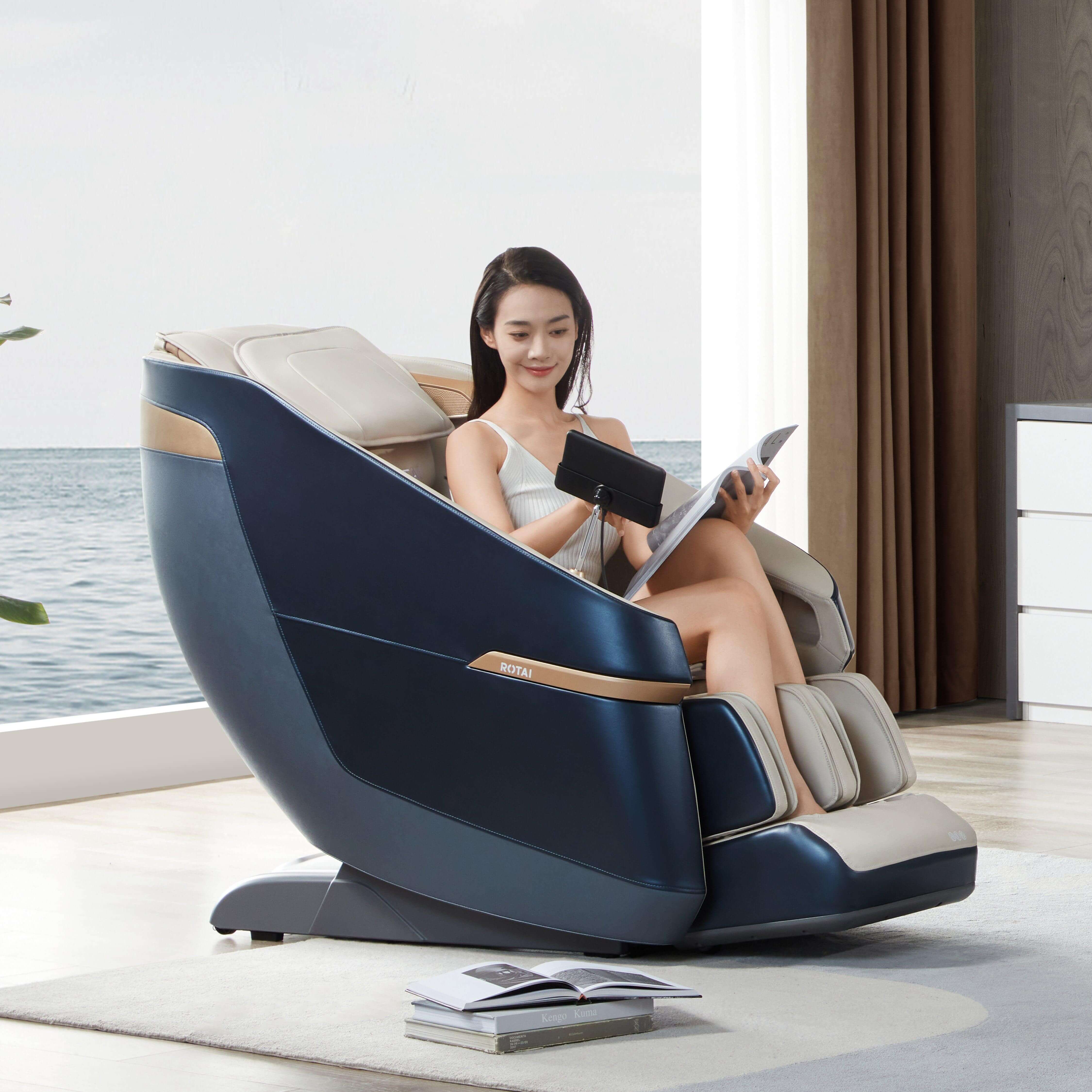 Jimny Massage Chair (Blue) - Rotai - Best Massage Chair in Dubai UAE - Shop massage chairs in Dubai, UAE, Abu Dhabi