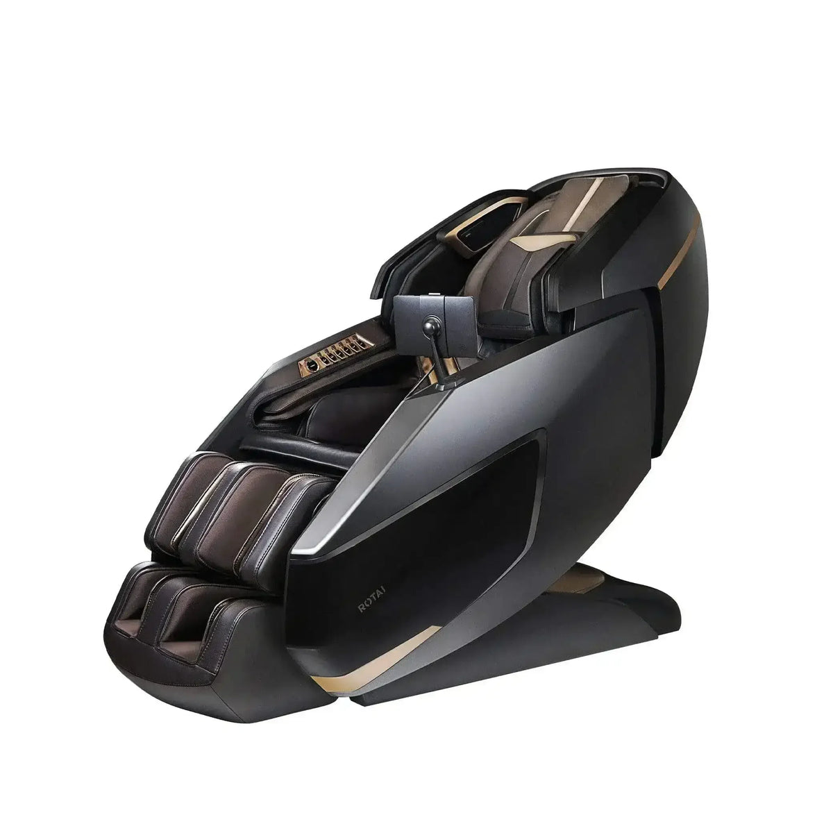Lambo Luxury Massage Chair (Black), front three-quarter view