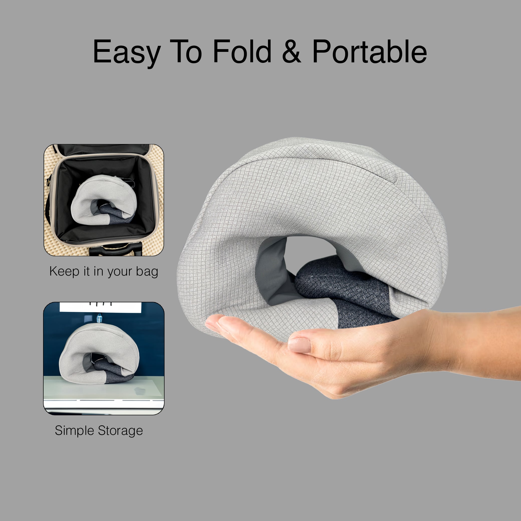 كراسي مساج Rotai Neck Masasage Pillow Air Travel Pillow, premiun travel pillow Portable Electric Massage Pillow